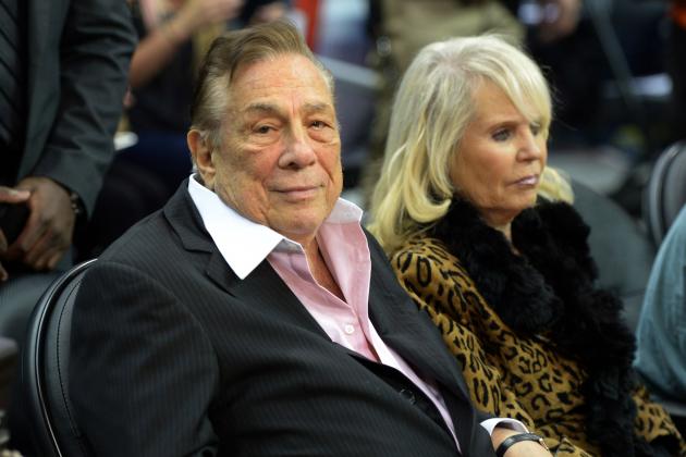 Donald Sterling with friendly, enigmatic, mysterious, Wife Rochelle Stein 